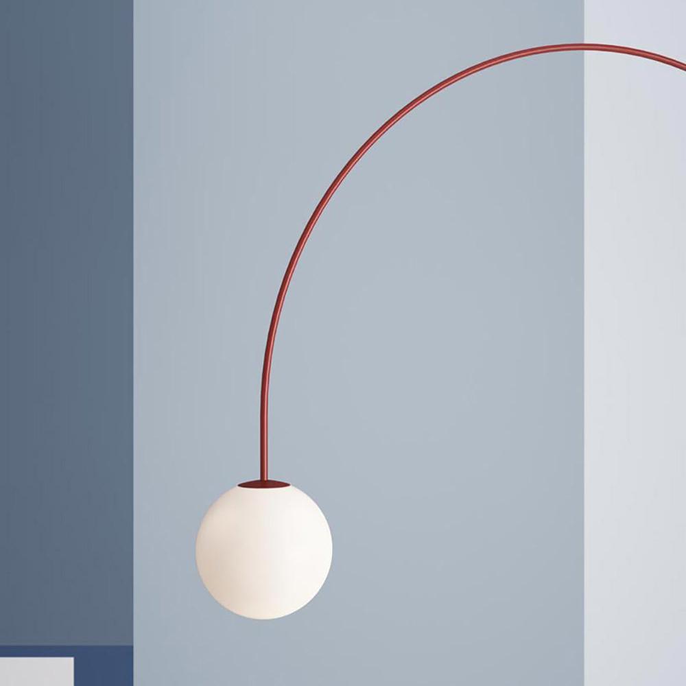 Elegant Glas & Metal Pendel Lampe