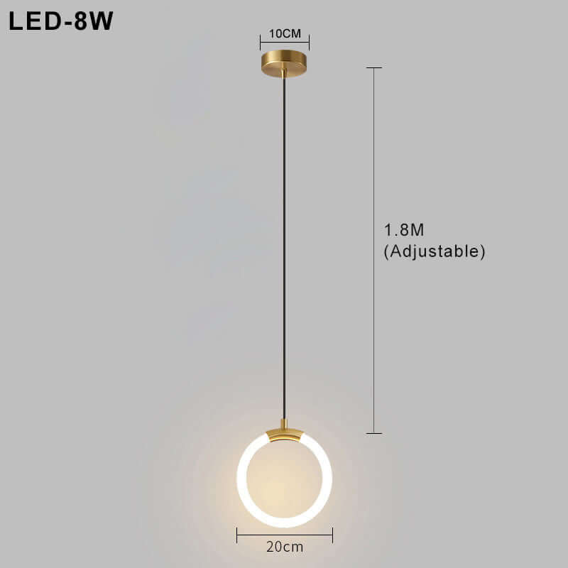 Minimalistisk LED Pendellampe til Hjemmet