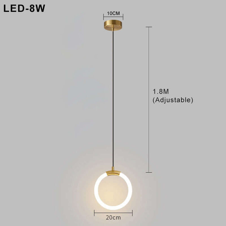 Minimalistisk LED Pendellampe til Hjemmet