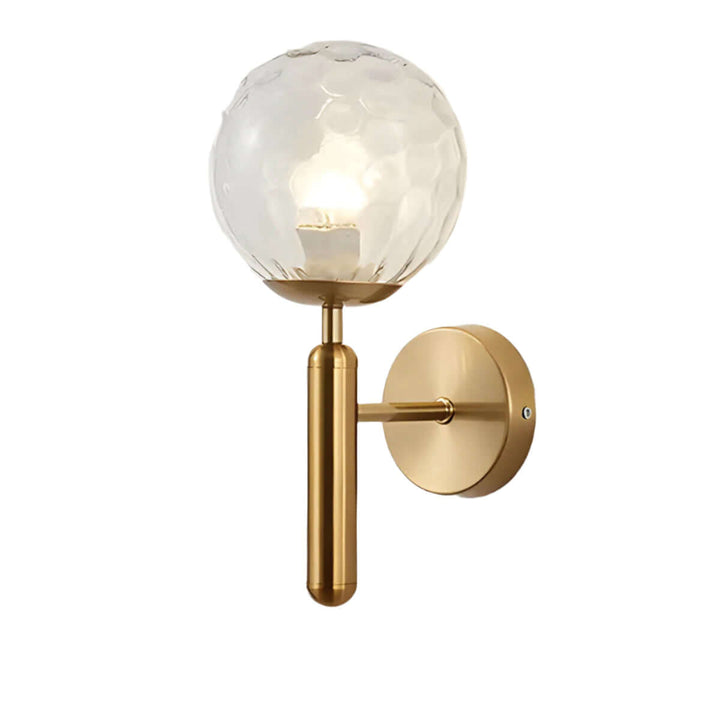 Elegant væglampe i vintage-stil, glas