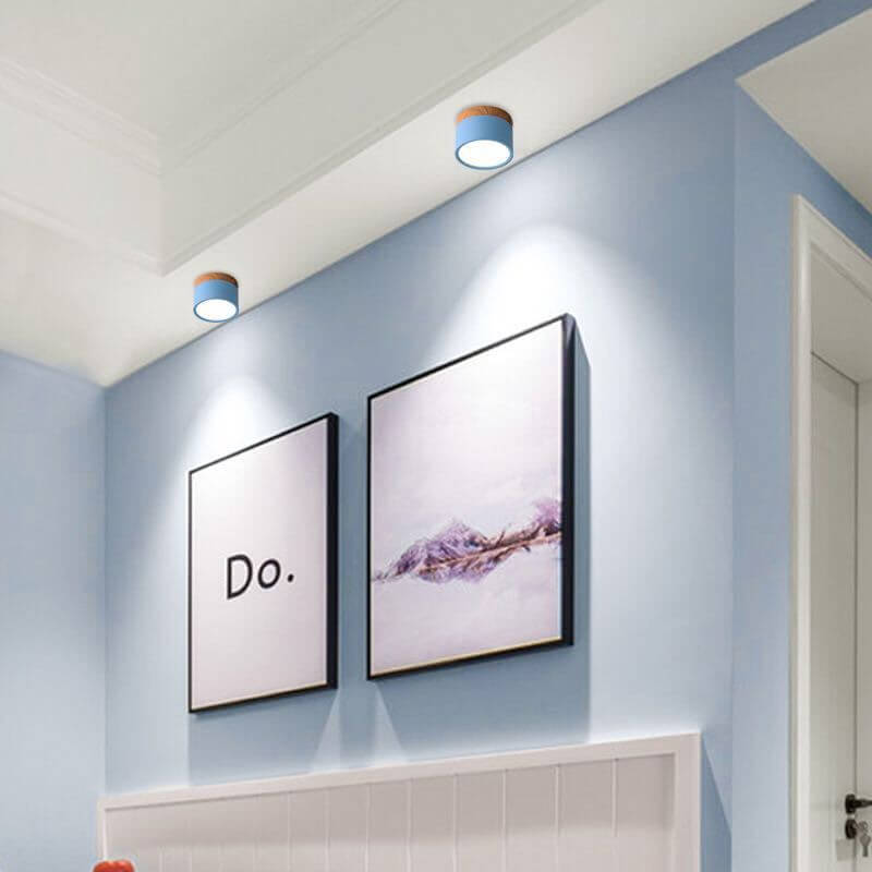 Moderne LED Loftslys i Morandi Stil
