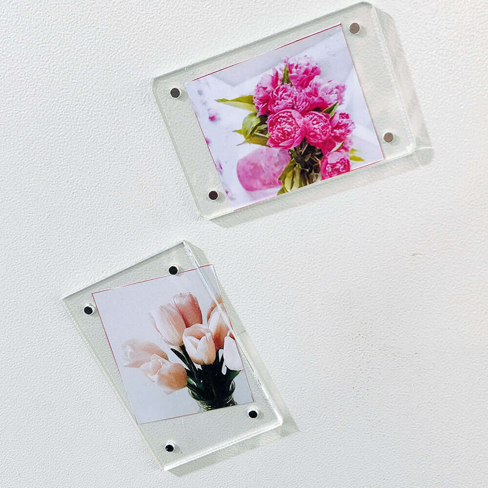 Moderne Akryl Fotorammer (5 Sæt) med Magneter