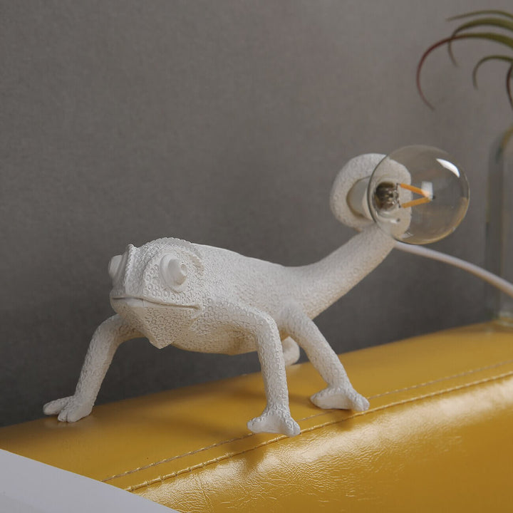 Dekorativ firben bordlampe i harpiks