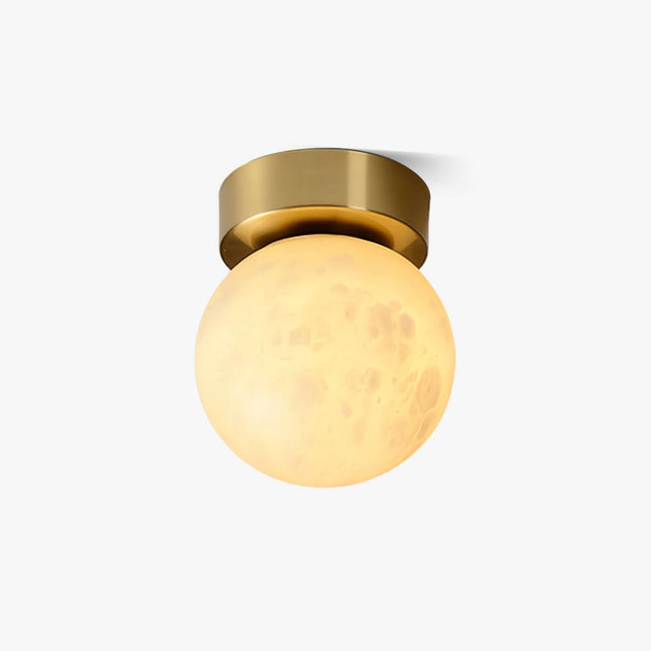 Måne Alabast Loftslys, Moderne LED, 15cm