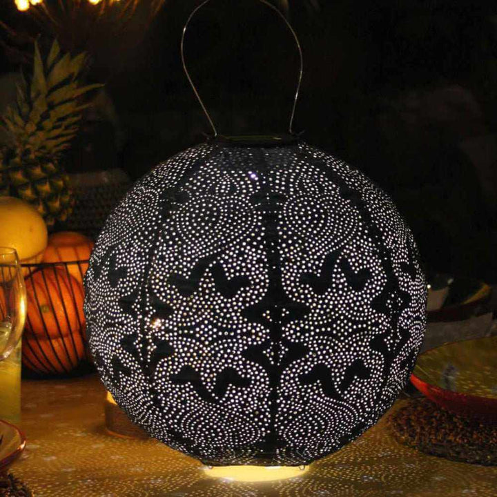 Solcellelanterne Globus 30 cm til Haven