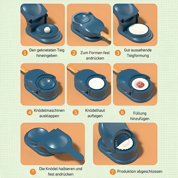 2-i-1 Dumplingmaskine til perfekte pastapuder