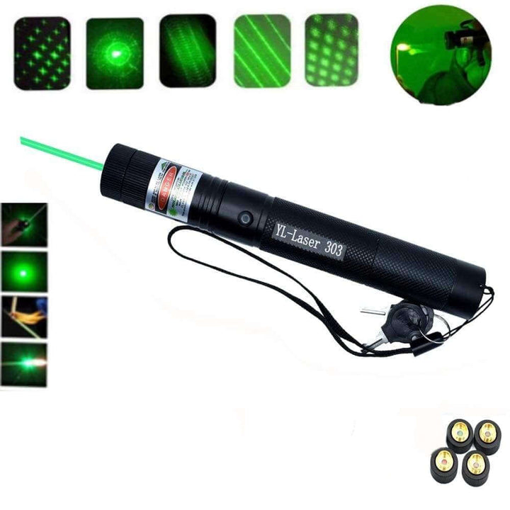 Kraftfuld laserpointer: Grøn/rød