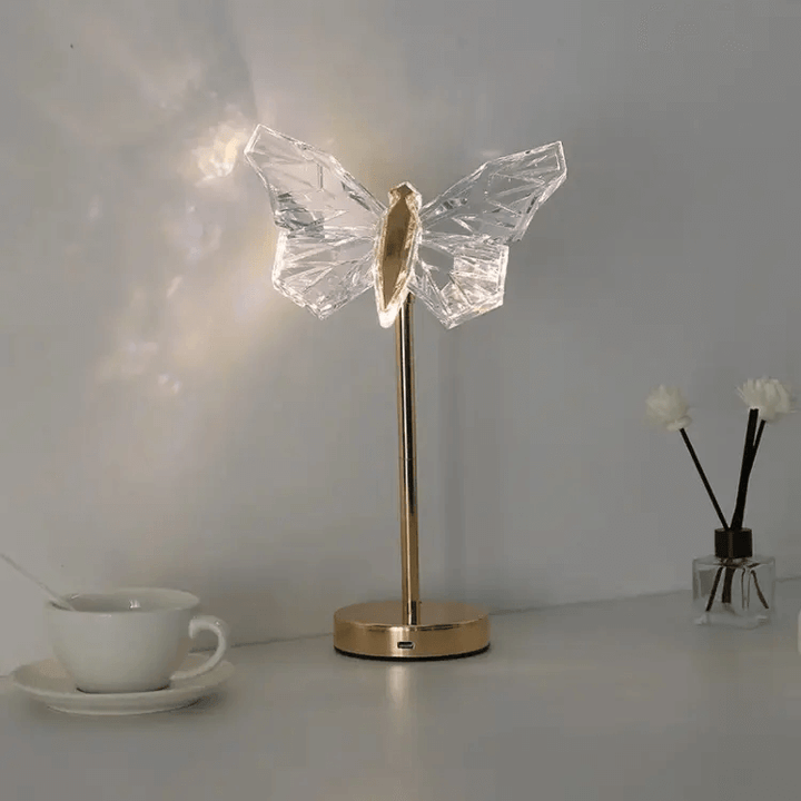 Dekorativ sommerfugl LED-bordlampe