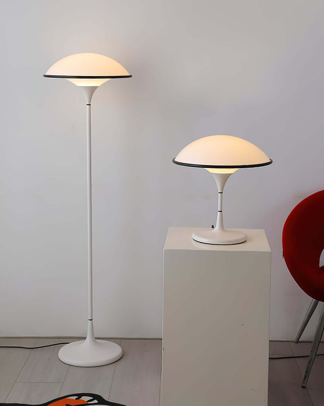 Designer Bordlampe Fontana Sort