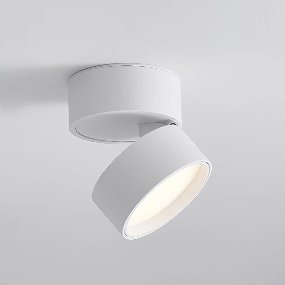 Justerbar loftlampe i aluminium, 10 cm