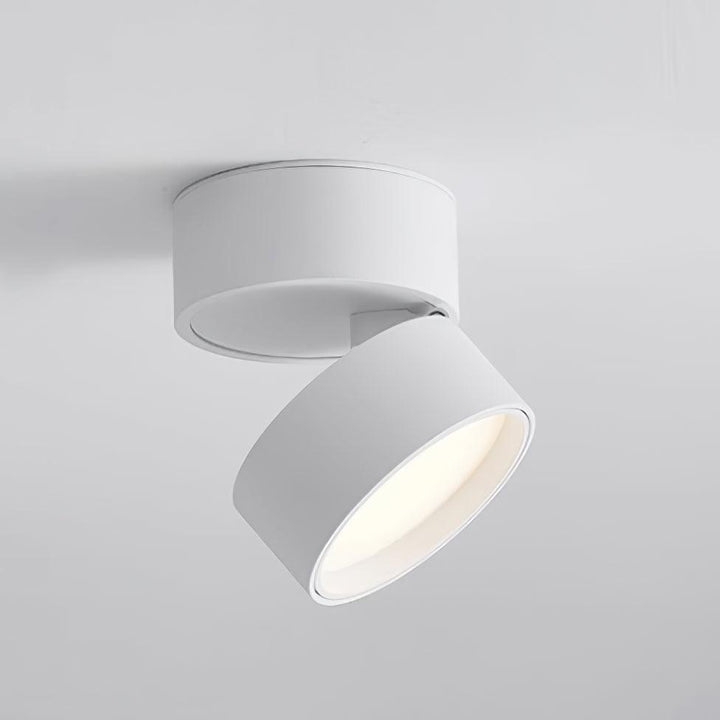 Justerbar loftlampe i aluminium, 10 cm