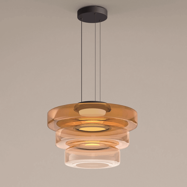 Elegant Bauhaus Glas Pendel Lampe