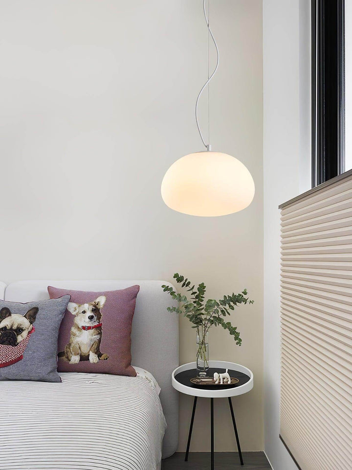 Moderne glas pendellampe til hyggelig belysning