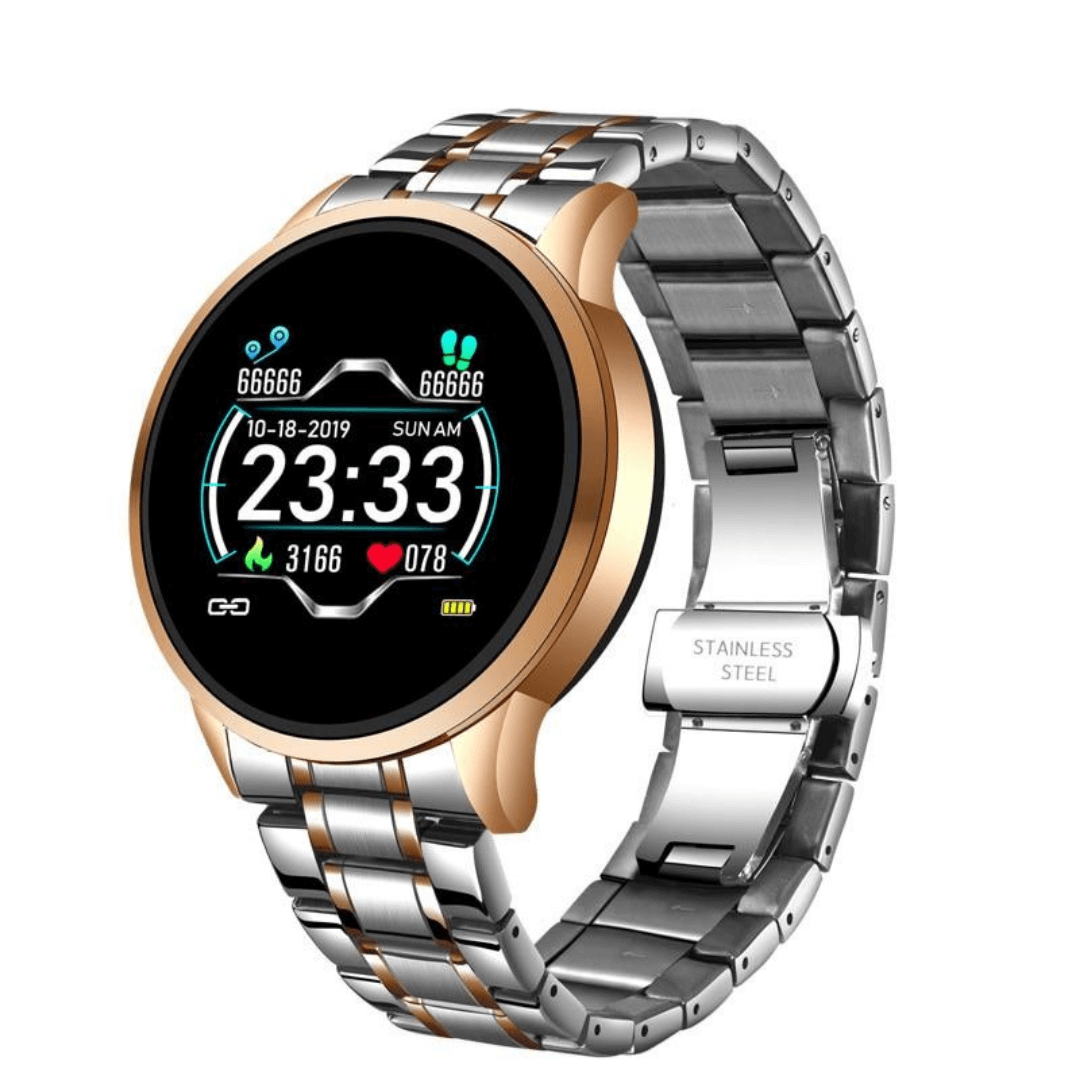 Klassisk Smartwatch med Fitness Tracker