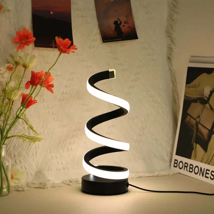 USB LED Skrivebordslampe med S-formet Design