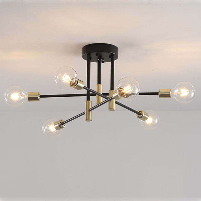 Moderne Glaskugle Lysekrone