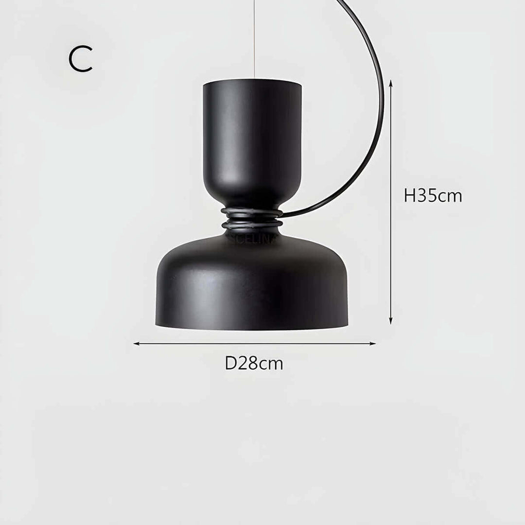 Geometrisk LED Pendellampe i Moderne Design