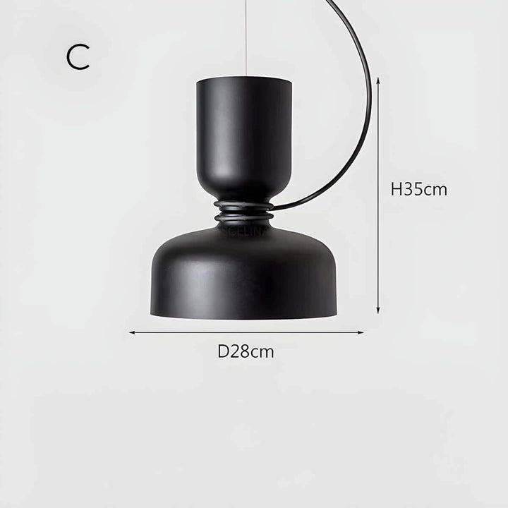 Geometrisk LED Pendellampe i Moderne Design