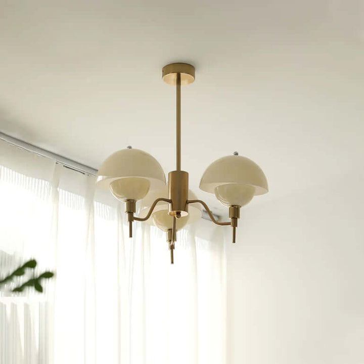 Elegant Cremefarvet Boble Lysekrone