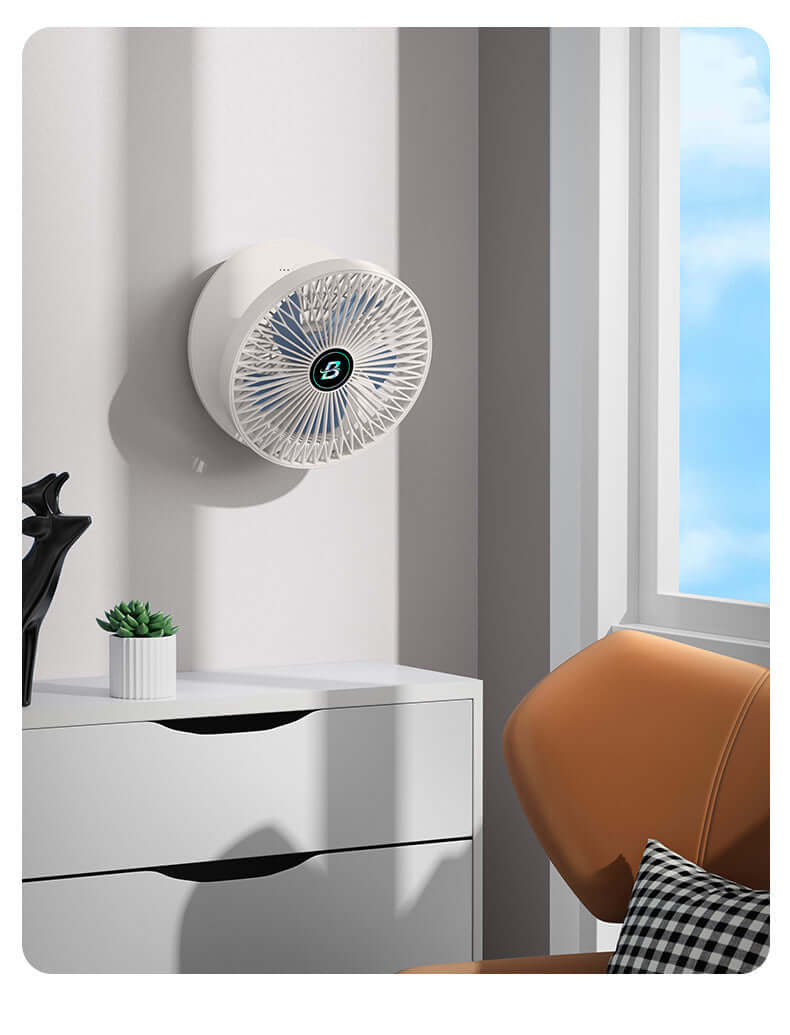 Bærbar foldbar USB-ventilator med 3 hastigheder