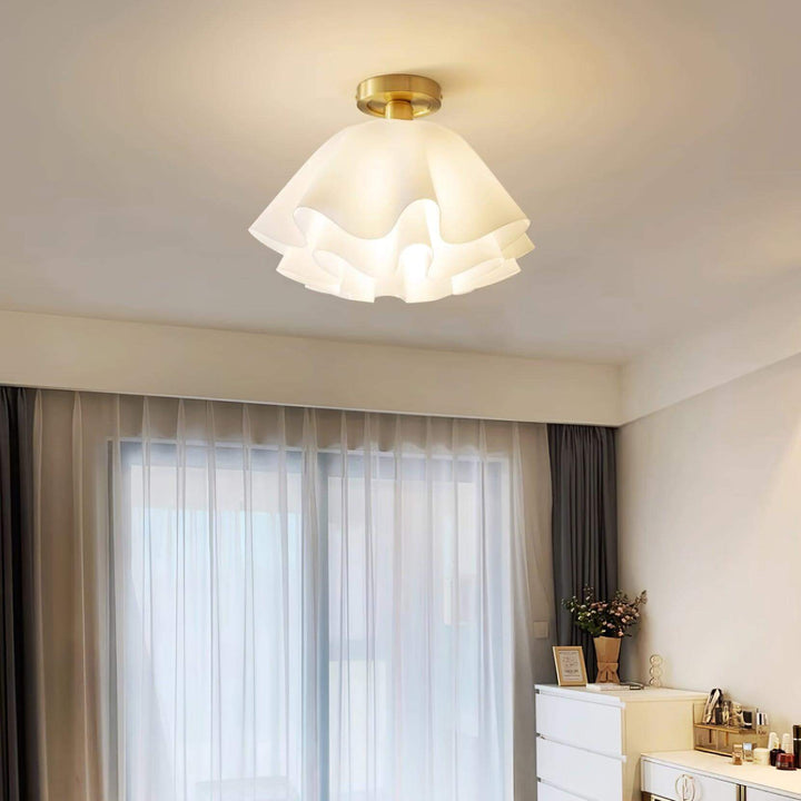 Moderne loft kobberloftslampe