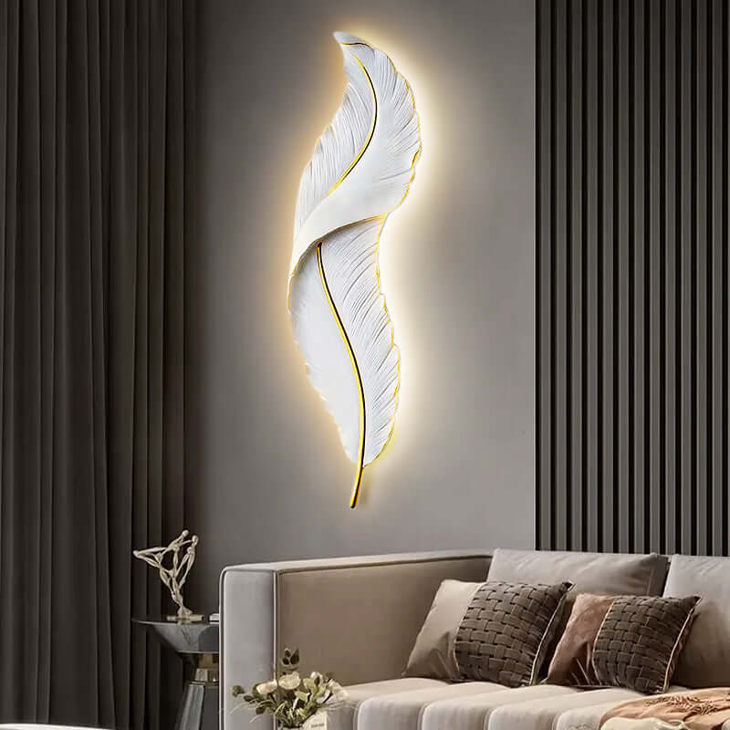 Moderne LED-væglampe – Tre-farvet belysning