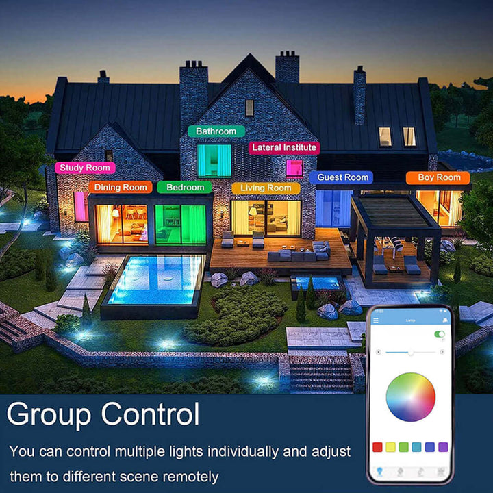 Smart RGB Loftlampe, Moderne design