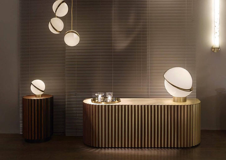Måneformet Pendellampe i Moderne Design