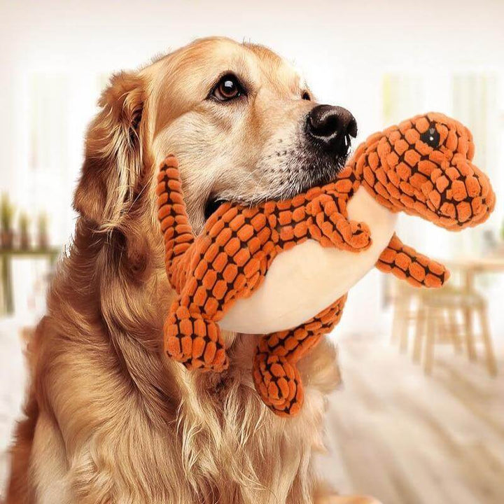 Blødt dinosaurlegetøj til hunde og katte