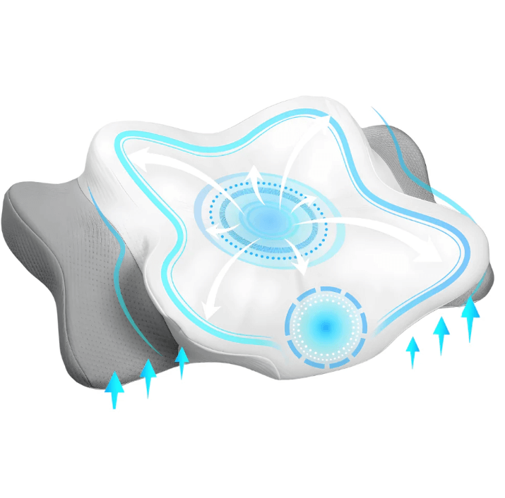 Ergonomisk 3D-Hovedpude til Optimal Komfort