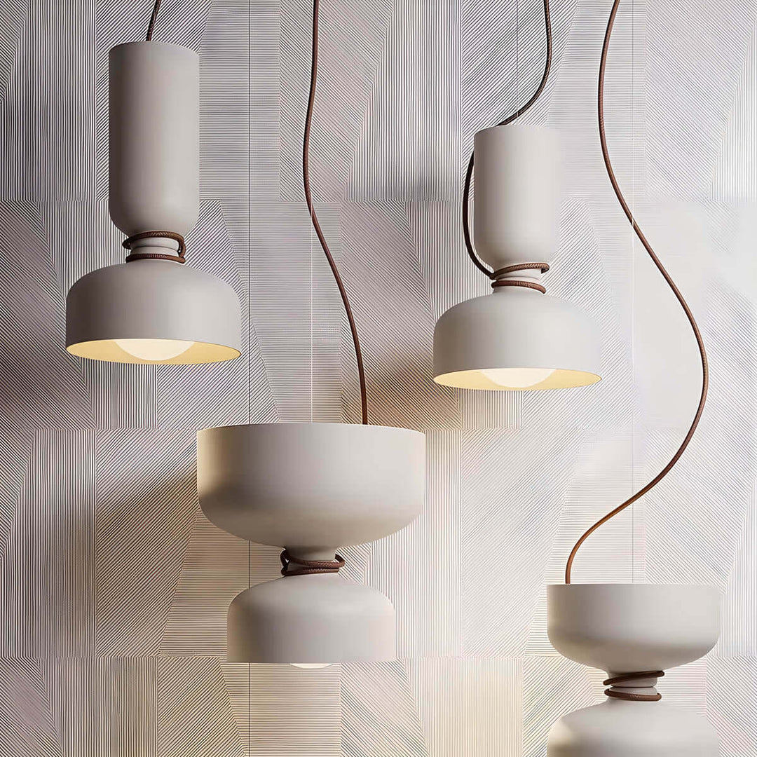 Geometrisk LED Pendellampe i Moderne Design