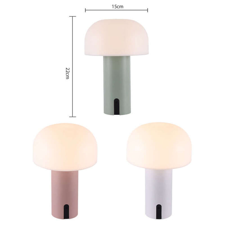 Dæmpbar LED Svampe Bordlampe, Akryl