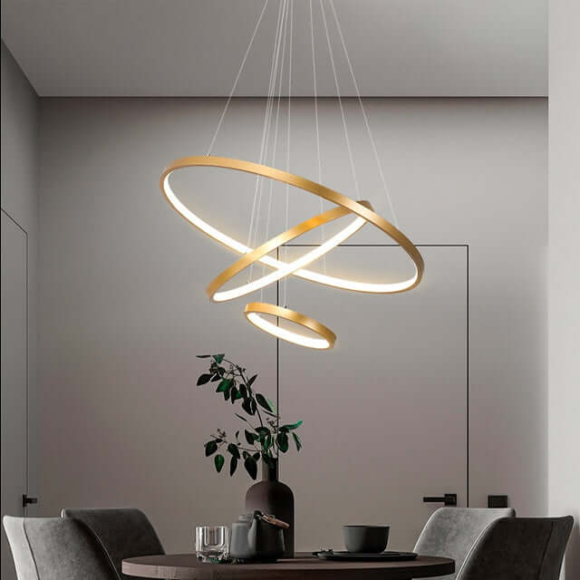 LED Loftloftslampe med 3 Ringen, Dæmpbar