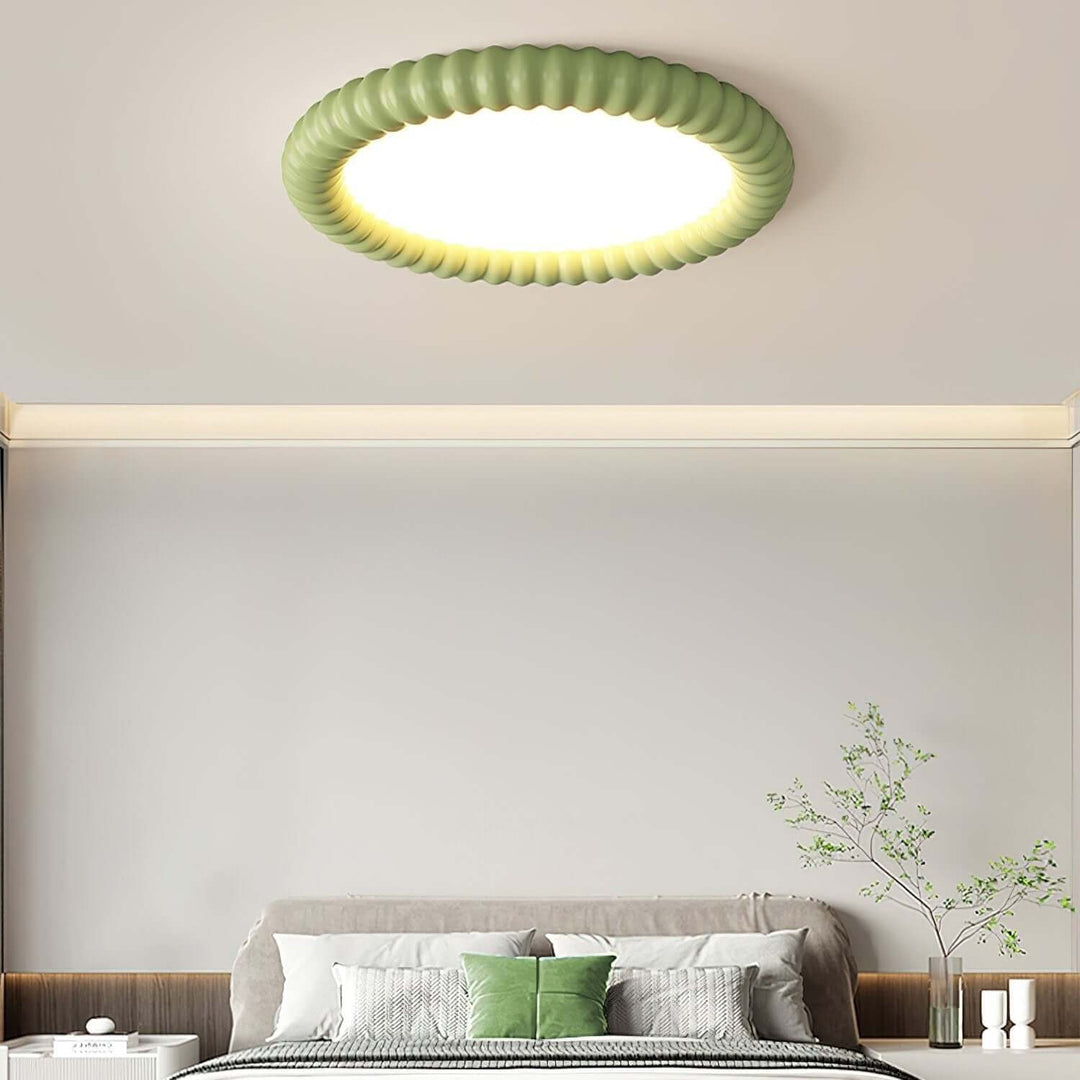 LED Loftloftslampe med bølge-design