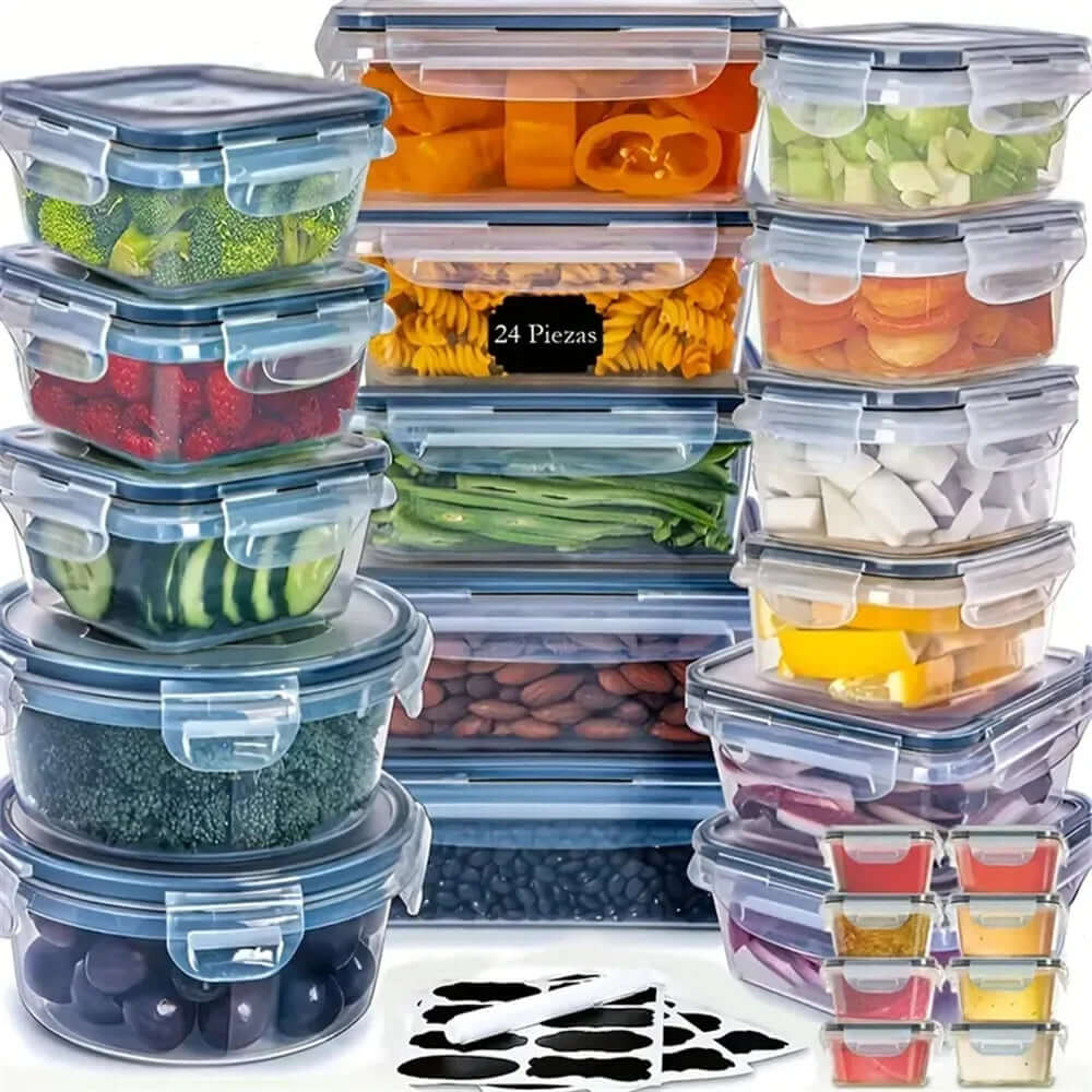12-pak friske madopbevaringsbeholdere