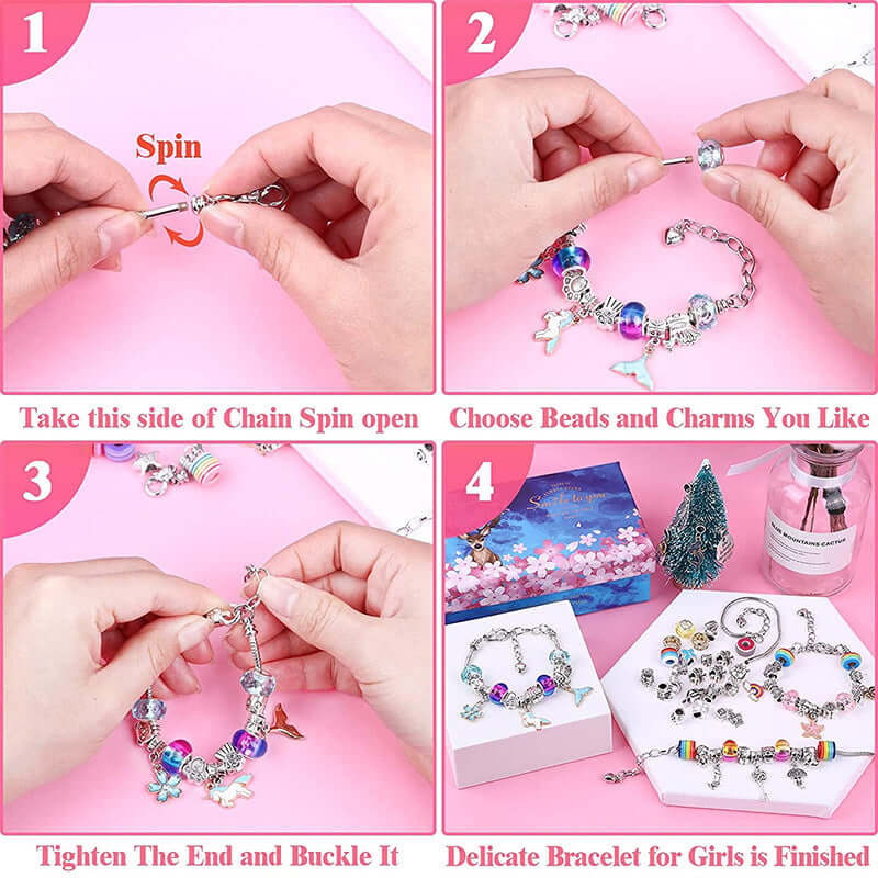 DIY Armbåndssæt - Glitrende Kreationer til Børn