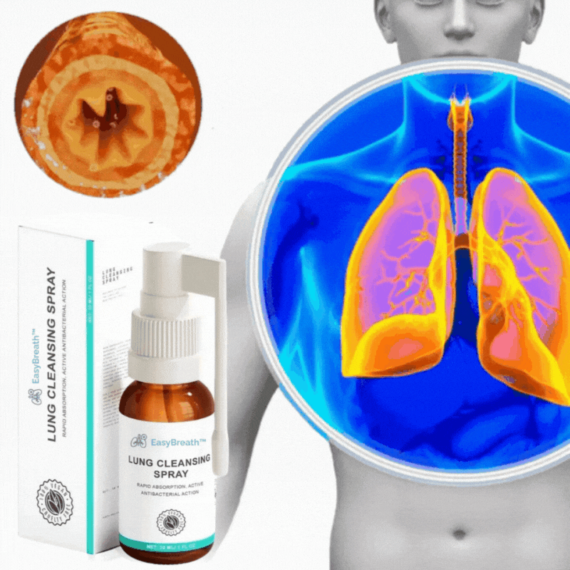 Naturlig lungerenser spray for renere luftveje. Effektiv mod slim, hoste og forbedrer vejrtrækning ved KOL.