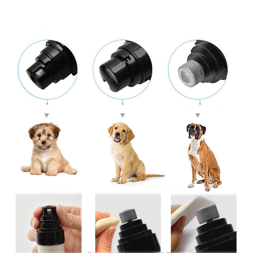 Effektiv, støjsvag klo-trimmer til kæledyr med LED, genopladelig, ideel til sikker og præcis klo-pleje.