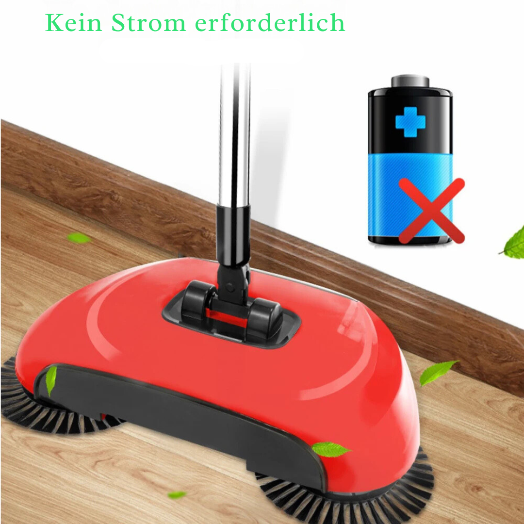 Effektiv 3-i-1 støvsugerkost, ergonomisk og multifunktionel, kost og moppe i ét, strømløs.