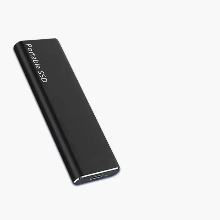 Ultralynhurtig 4TB SSD harddisk. Bærbar ekstern harddisk i kompakt design med USB-C til hurtig lagring.