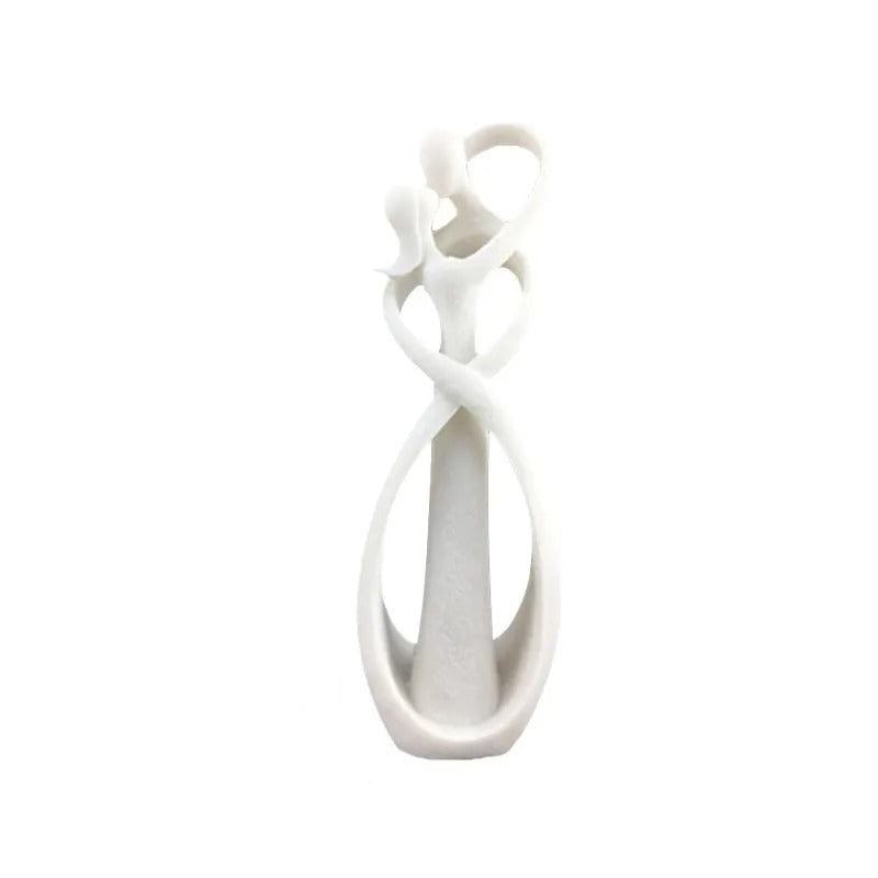 Kærlighedsstatue med elegant finish. Ideel til at pynte hjemmet og som hjertevarm gave til par.