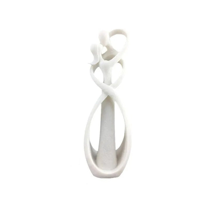 Kærlighedsstatue med elegant finish. Ideel til at pynte hjemmet og som hjertevarm gave til par.