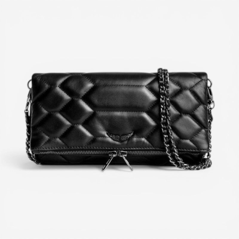 Alsidig dame skuldertaske/crossbody med justerbar kæderem. Kompakt og praktisk til hverdagsbrug.