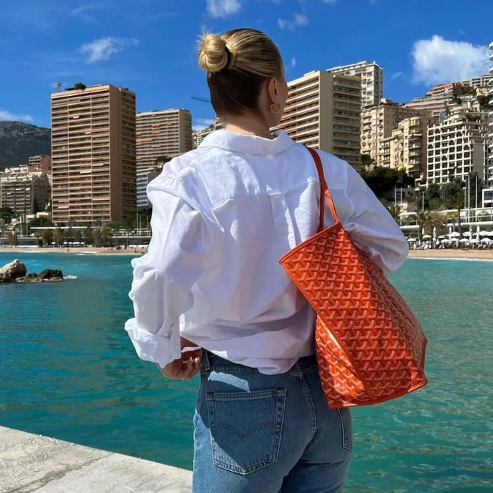 Mode dametaske: elegant tote håndtaske med stor kapacitet. Ideel alsidig skuldertaske til den moderne kvinde.