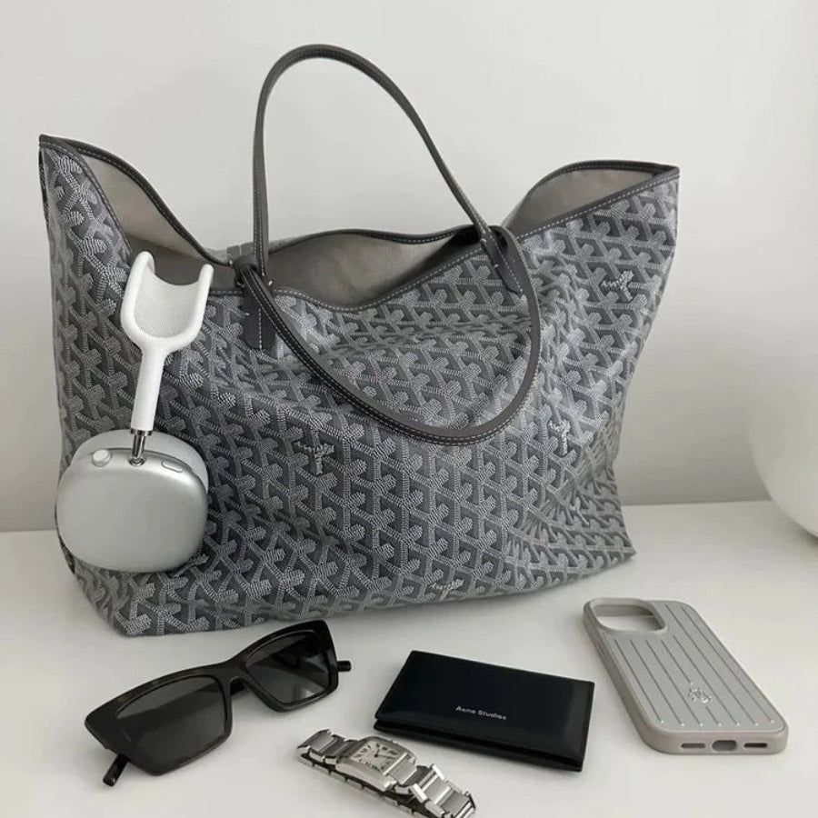Elegant stor dametaske, tote håndtaske. Perfekt som stilfuld skuldertaske til arbejde, shopping og fritid.