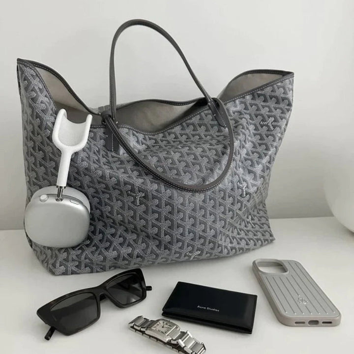 Elegant stor dametaske, tote håndtaske. Perfekt som stilfuld skuldertaske til arbejde, shopping og fritid.