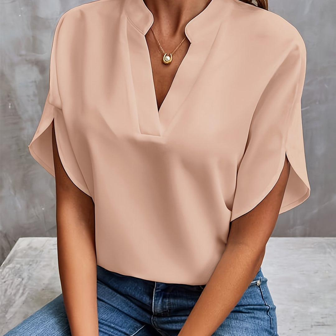 Ny elegant damebluse til forår/sommer, flatterende pasform der opfrisker din garderobe.