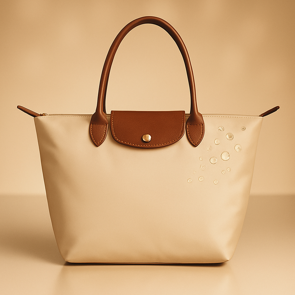 Stor kunstlæder kvindetaske, en alsidig tote bag. Praktisk og elegant rejsetaske eller organiseret hverdagstaske.