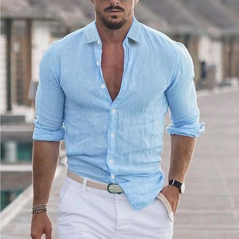 Elegant herreskjorte med klassisk snit, rynkefri og komfortabel. Perfekt til business og casual mode.