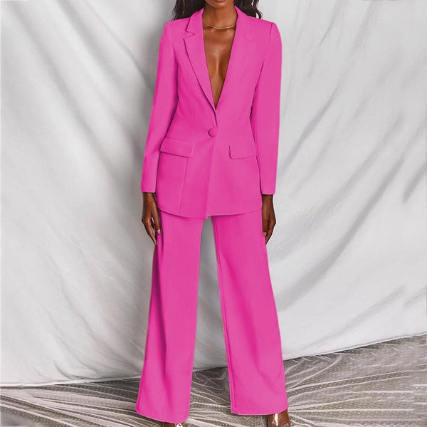 Elegant blazer til kvinder, skræddersyet pasform, velegnet til kontor og aftenbrug, trendy stil.